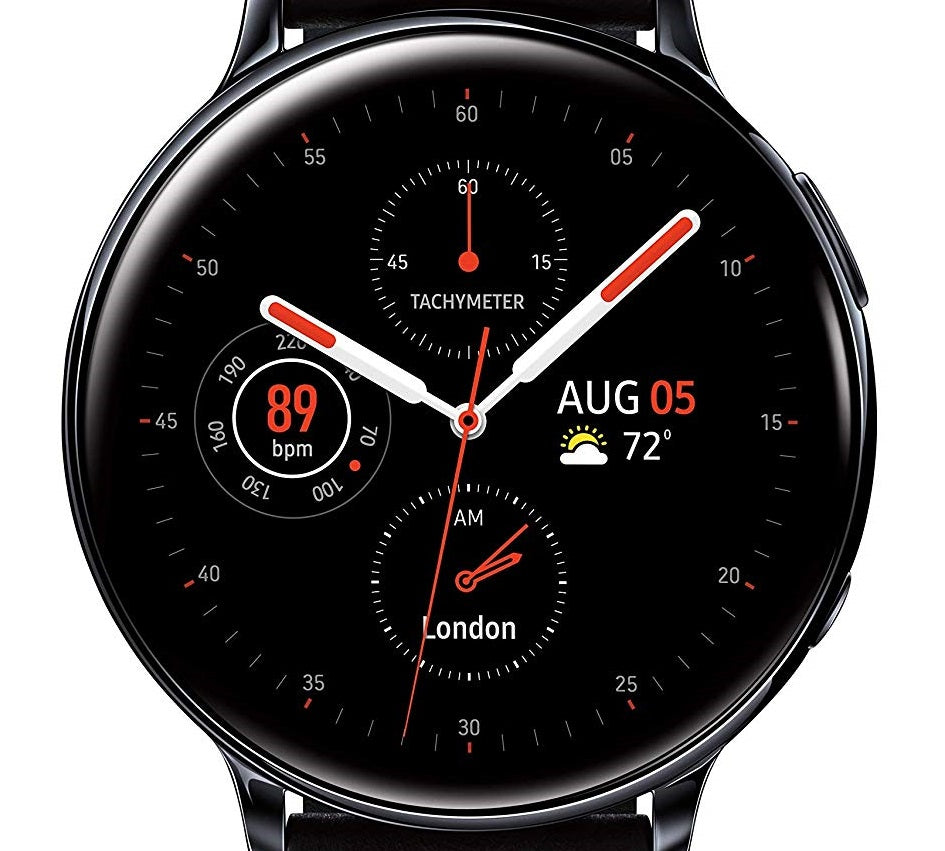 Samsung Galaxy Watch Active 2 44MM LTE GPS SM-R825U - Black Silicone Band