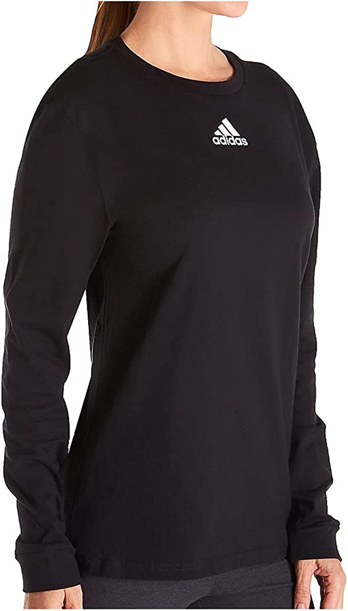 EK0324 Adidas Women's Amplifier Long Sleeve Crew Neck New