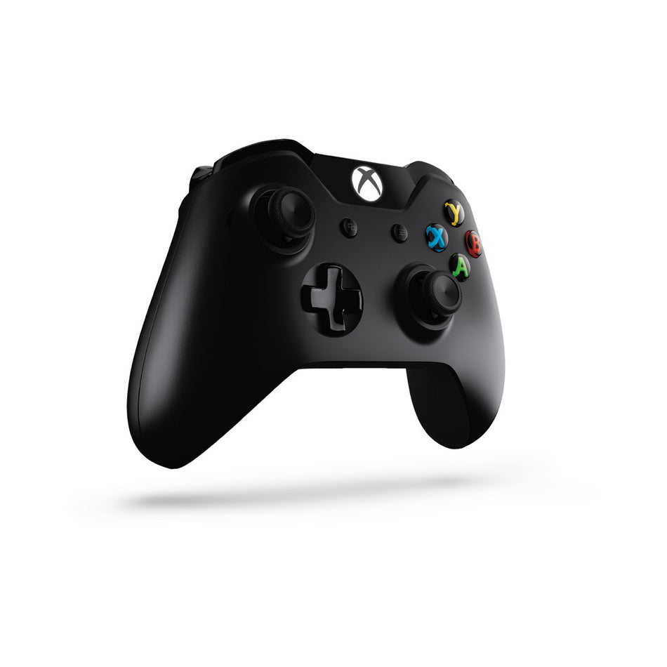 MICROSOFT XBOX ONE WIRELESS CONTROLLER GLOSSY BLACK 7MN-00001 Like New