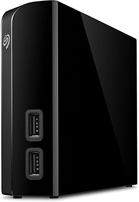 SEAGATE STEL6000600 BACKUP PLUS HUB 6TB EXTERNAL DESKTOP HD STORAGE - BLACK Like New