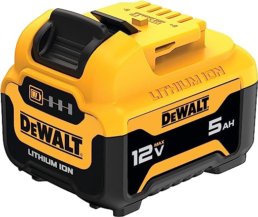 DEWALT 12V MAX 5.0Ah Lithium Ion Battery DCB126 - Yellow Like New