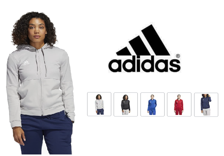 FQ0184 Adidas Women's Team Issue Full Zip Jacket New