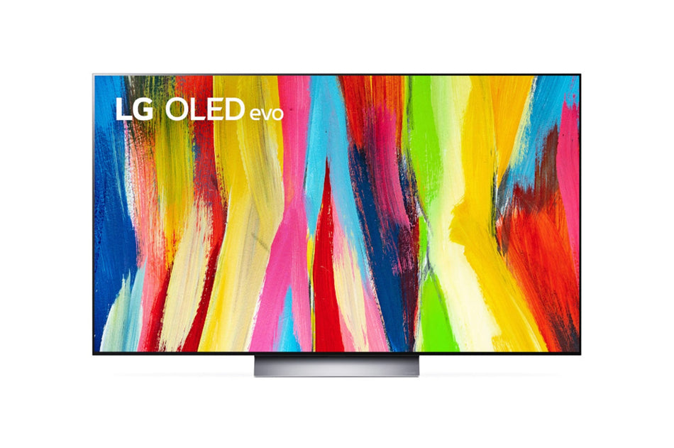 LG 55" OLEDC2 4K UHD AI ThinQ Smart TV OLED55C2AUA - Dark Silver