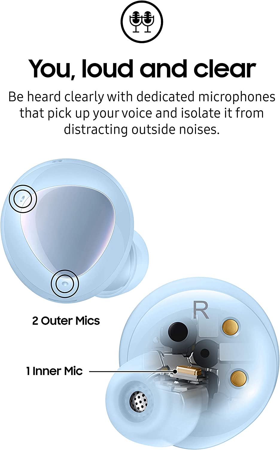 Samsung Galaxy Buds Plus True Wireless Earbuds SM-R175NZBAXAR - Blue