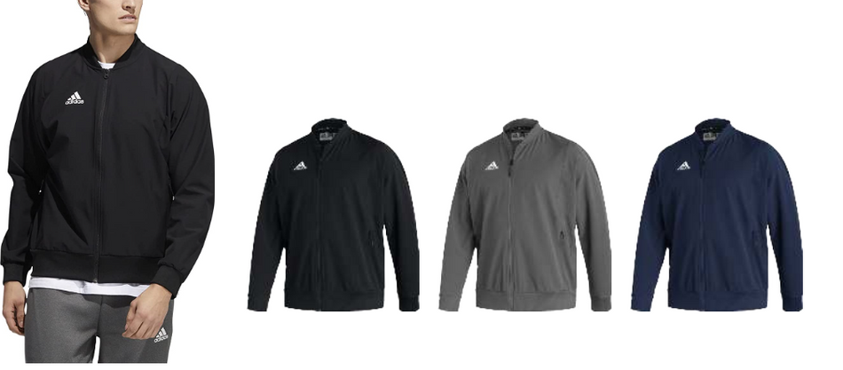 GP7930 Adidas Mens Sideline 21 Woven Bomber Jacket New