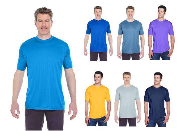 8420 UltraClub Cool & Dry Sport Performance Interlock Tee New