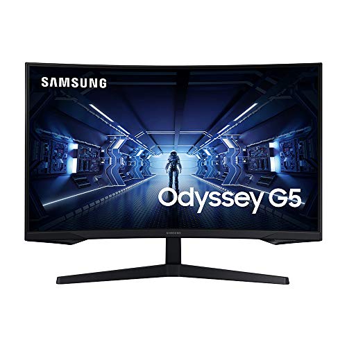 Samsung 32” Odyssey G5 Gaming Monitor WQHD 2560x1440 144Hz Curved LC32G55TQWNXZA Like New