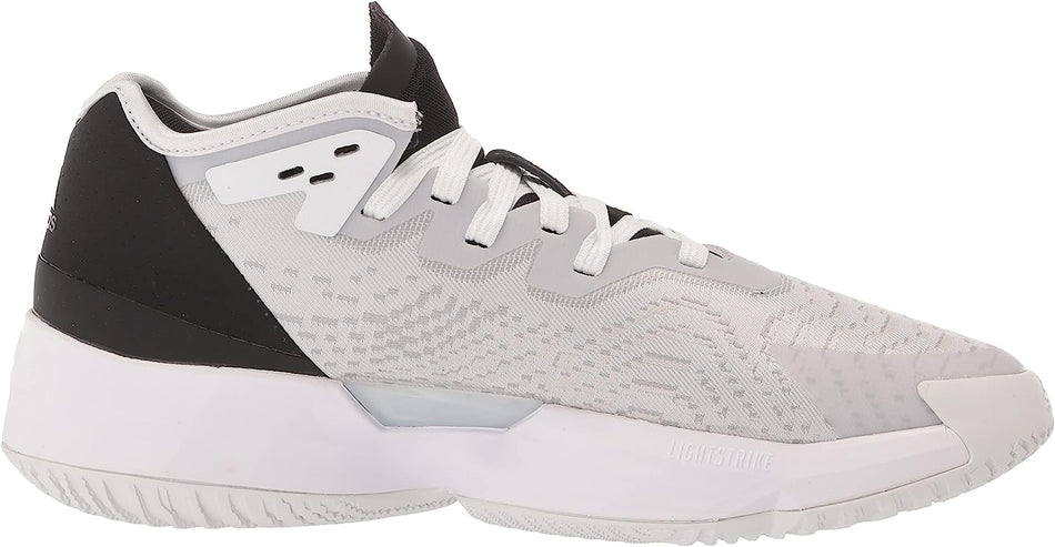 GY6509 ADIDAS MEN'S D.O.N ISSUE 4 BASKETBALL SHOES WHITE/GREY/BLACK 9.5 Like New