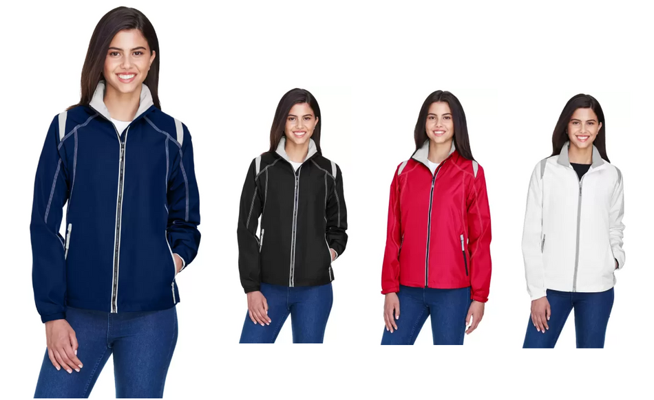 78076 North End Ladies' Endurance Lightweight Colorblock Jacket New