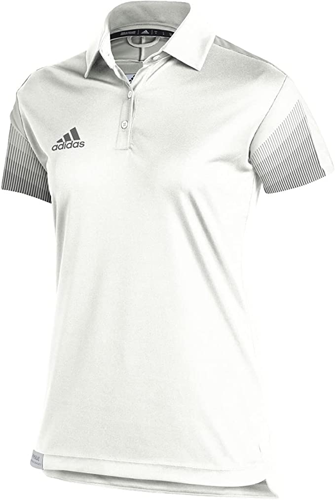 GL7869 Adidas Sideline 21 Primeblue Polo Shirt White M Like New