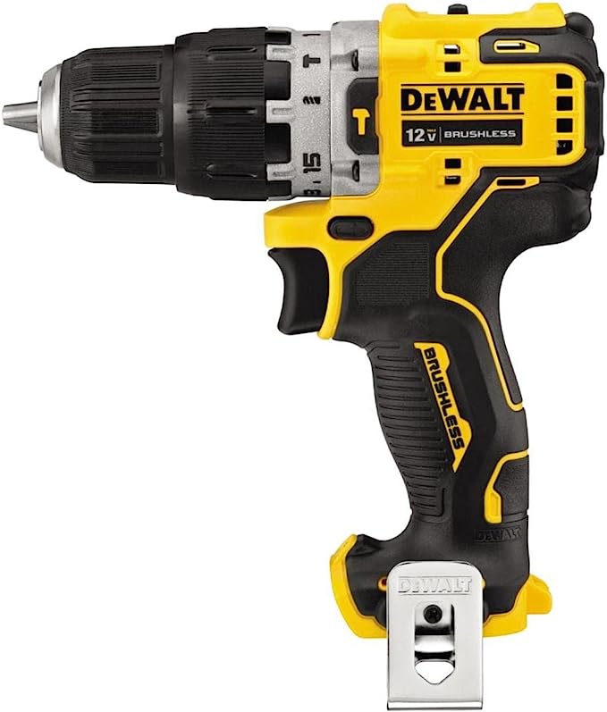 DEWALT 12V MAX XR Hammer Drill Bare Tool Only DCD706B - Yellow Like New