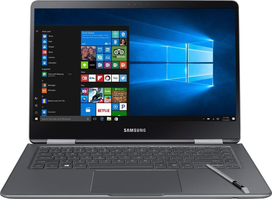 SAMSUNG NOTEBOOK 9, 15" FHD i7-8550U 1.80GHz, 16GB RAM, 128GB SSD - SILVER/BLACK Like New