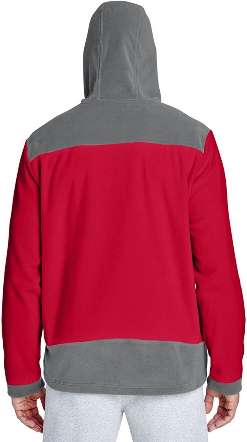 Team 365 Men's Rally Colorblock Microfleece  Jacket TT94 New